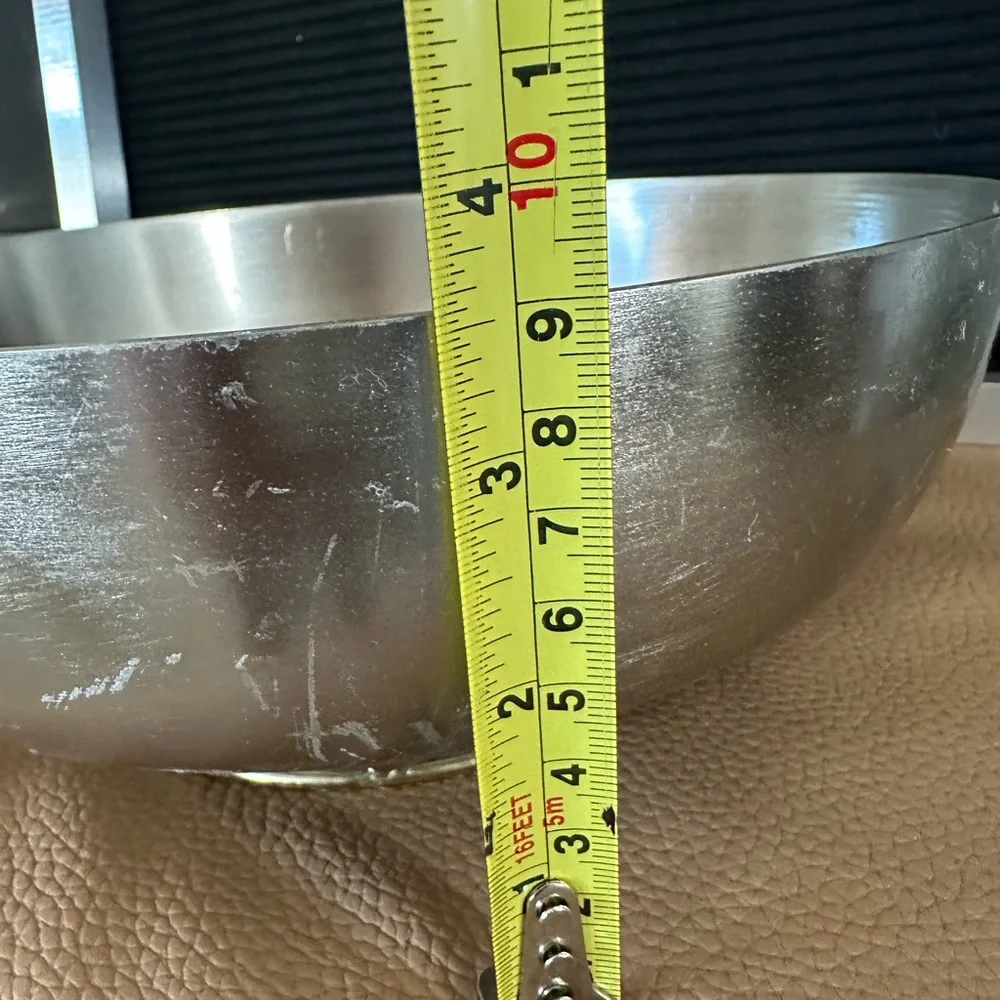 🆕2 Silver/Gold Indian Decorative Metal Bowls